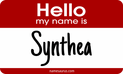 Hello my name is Synthea png download
