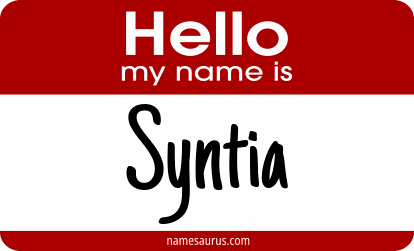 Hello my name is Syntia png download