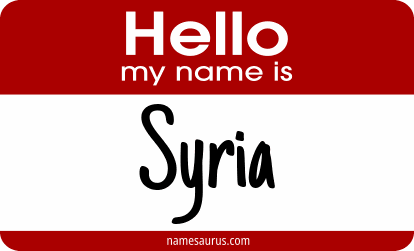 Hello my name is Syria png download