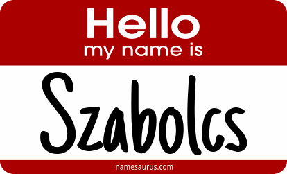 Hello my name is Szabolcs png download