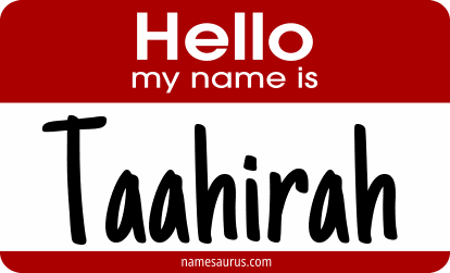 Hello my name is Taahirah png download