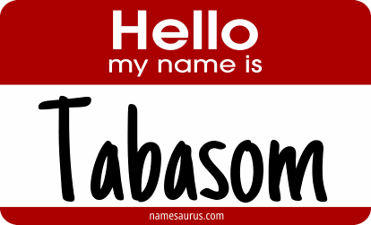 Hello my name is Tabasom png download