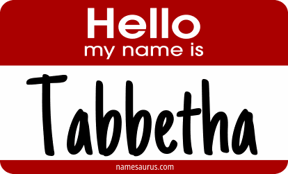 Hello my name is Tabbetha png download