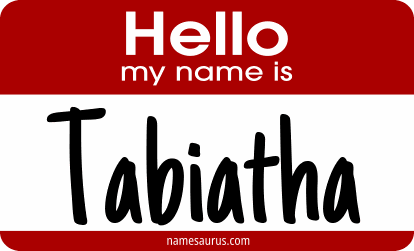 Hello my name is Tabiatha png download