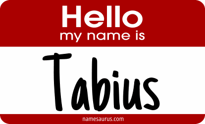 Hello my name is Tabius png download