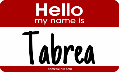 Hello my name is Tabrea png download