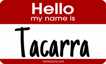Hello my name is Tacarra png download