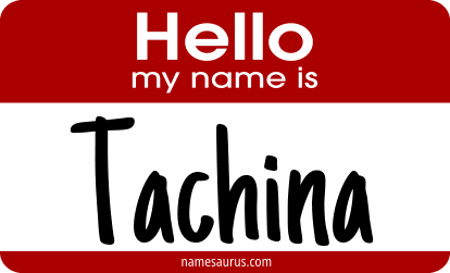 Hello my name is Tachina png download