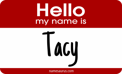 Hello my name is Tacy png download