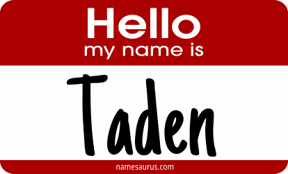 Hello my name is Taden png download