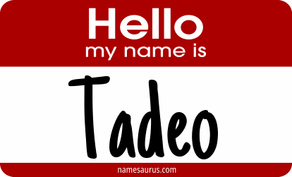 Hello my name is Tadeo png download