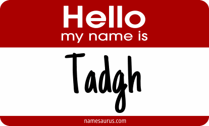 Hello my name is Tadgh png download