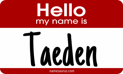 Hello my name is Taeden png download