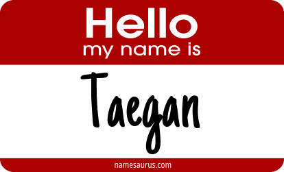 Hello my name is Taegan png download