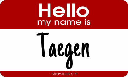 Hello my name is Taegen png download
