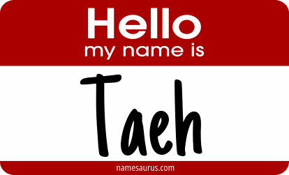 Hello my name is Taeh png download