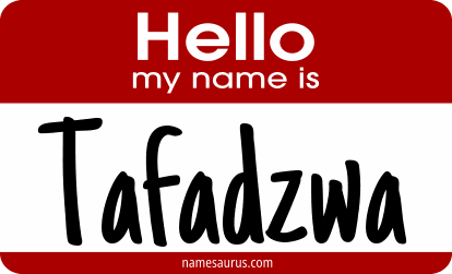 Hello my name is Tafadzwa png download