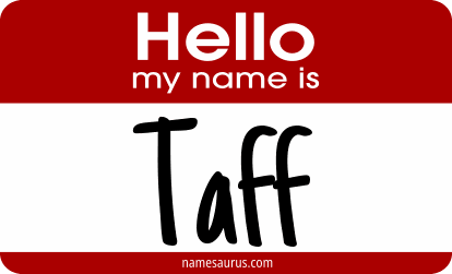 Hello my name is Taff png download