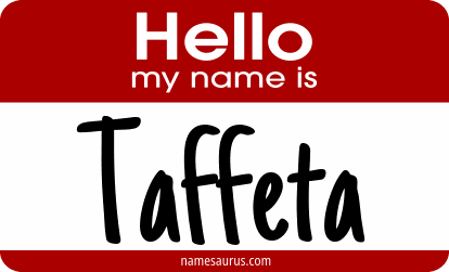 Hello my name is Taffeta png download