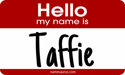 Hello my name is Taffie png download