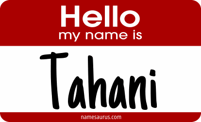 Hello my name is Tahani png download