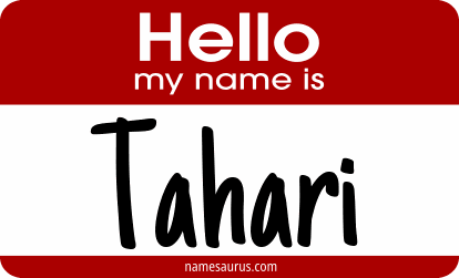 Hello my name is Tahari png download