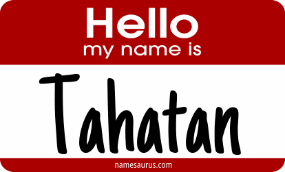 Hello my name is Tahatan png download