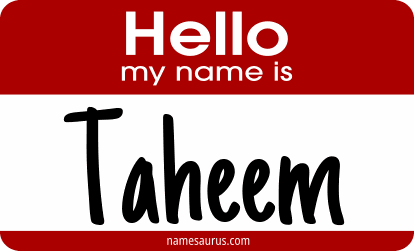 Hello my name is Taheem png download