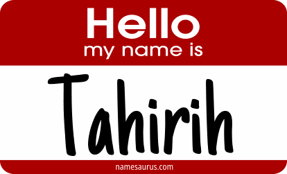 Hello my name is Tahirih png download