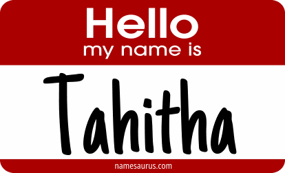 Hello my name is Tahitha png download