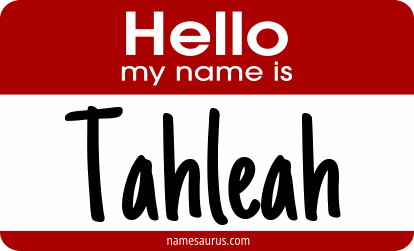 Hello my name is Tahleah png download