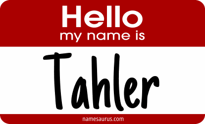Hello my name is Tahler png download