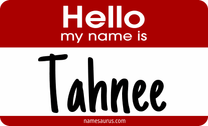 Hello my name is Tahnee png download