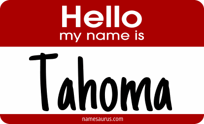 Hello my name is Tahoma png download