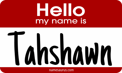 Hello my name is Tahshawn png download