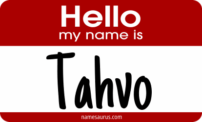 Hello my name is Tahvo png download