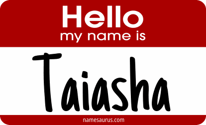 Hello my name is Taiasha png download