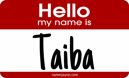 Hello my name is Taiba png download