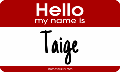 Hello my name is Taige png download