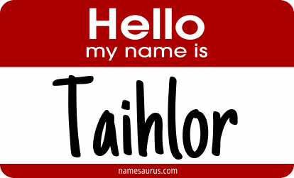 Hello my name is Taihlor png download