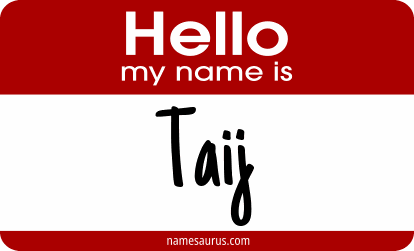 Hello my name is Taij png download