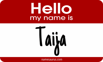 Hello my name is Taija png download