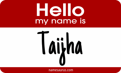 Hello my name is Taijha png download