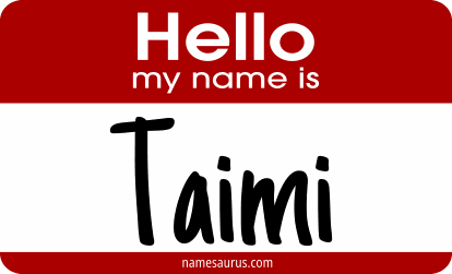 Hello my name is Taimi png download