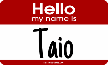 Hello my name is Taio png download