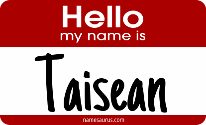 Hello my name is Taisean png download