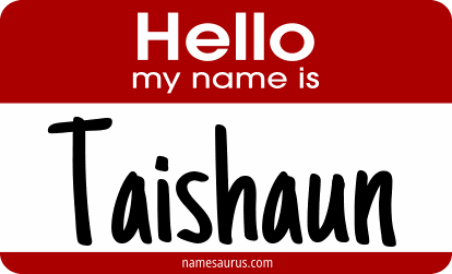 Hello my name is Taishaun png download