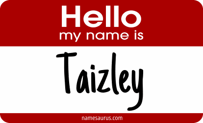 Hello my name is Taizley png download