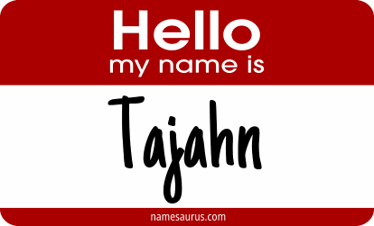 Hello my name is Tajahn png download