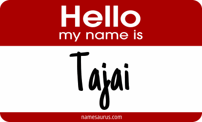 Hello my name is Tajai png download